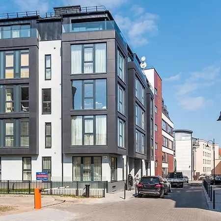 Happy Presidential, Self Check-in, Parking In The Underground Garage Apartman Vilnius