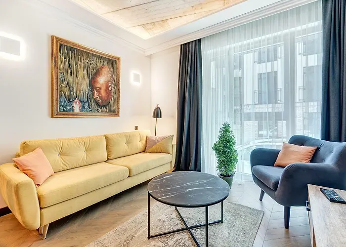 Happy Presidential, Self Check-in, Parking In The Underground Garage Apartman Vilnius