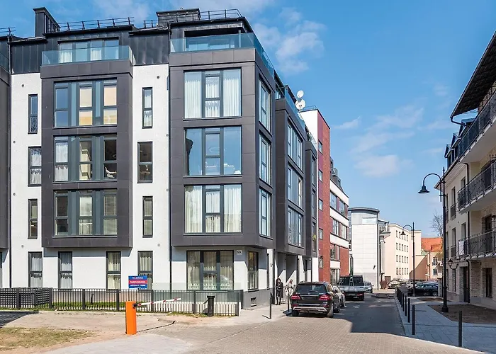 Happy Presidential, Self Check-in, Parking In The Underground Garage Apartman Vilnius